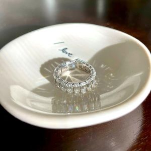 East West Gem Co. Moissanite Eternity Ring